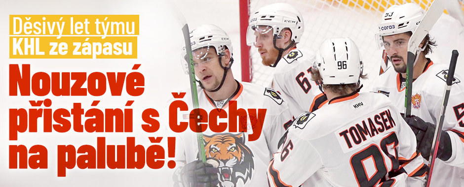 Děsivý let týmu KHL s Čechy! Nouzově přistáli kvůli odbyté kontrole dveří Děsivý let týmu KHL s Čechy! Nouzově přistáli kvůli odbyté kontrole dveří