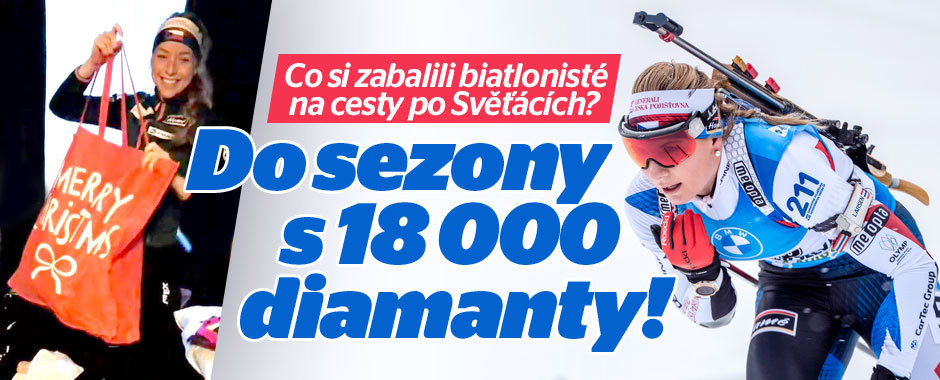 Co si zabalili biatlonisté na cesty po Svěťácích? Do sezony s 18 000 diamanty! Co si zabalili biatlonisté na cesty po Svěťácích? Do sezony s 18 000 diamanty!