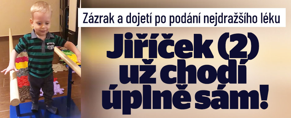 Jiřík s SMA dojal rodiče: Klučina už dokáže chodit úplně sám! Jiřík s SMA dojal rodiče: Klučina už dokáže chodit úplně sám!