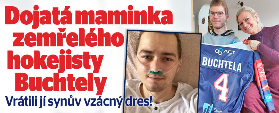 Nádherné gesto: Mladík věnoval vzácný dres zesnulého Buchtely (†20) jeho matce! Nádherné gesto: Mladík věnoval vzácný dres zesnulého Buchtely (†20) jeho matce!