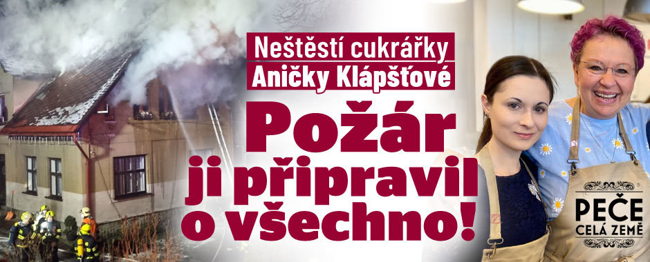 Anička ze soutěže Peče celá země je v slzách! Krutý požár jí vzal domov! Anička ze soutěže Peče celá země je v slzách! Krutý požár jí vzal domov!