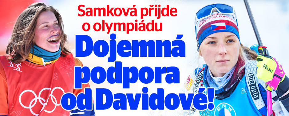 Samková přijde o olympiádu: Dojemná podpora od Davidové! Samková přijde o olympiádu: Dojemná podpora od Davidové!
